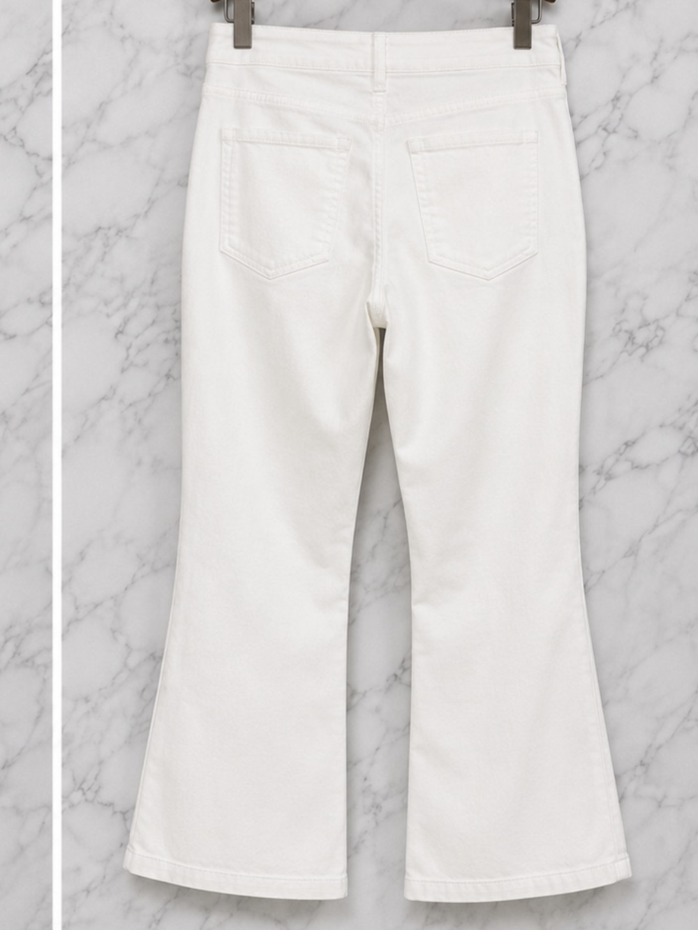 INC International Concepts Crop Jeans sz 4 White Denim NEW #G879 - Picture 4 of 6